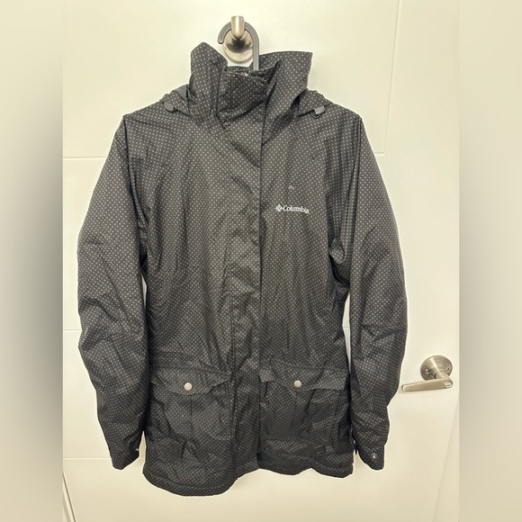 Columbia Jacket | Black with Pattern | Size Small | Worn Once - Picture 1 of 9